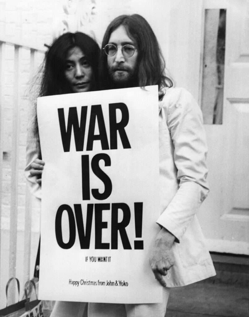 Johne Lennon und Yoko Ono