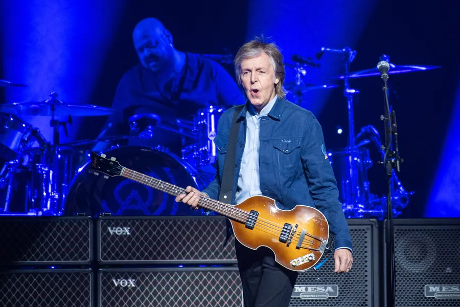 Paul McCartney live auf der Bühne