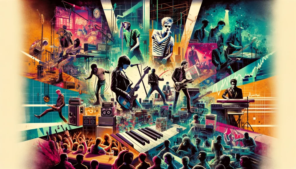 Alternative Rock Bands Illustration